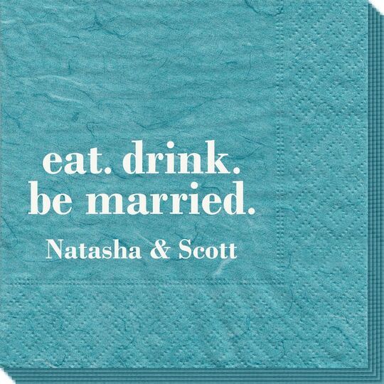 Eat Drink Be Married Bali Napkins